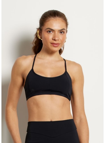 TOP ALÇAS CRUZADAS GROW NG PRETO