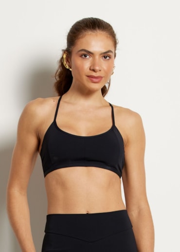 TOP ALÇAS CRUZADAS GROW NG PRETO