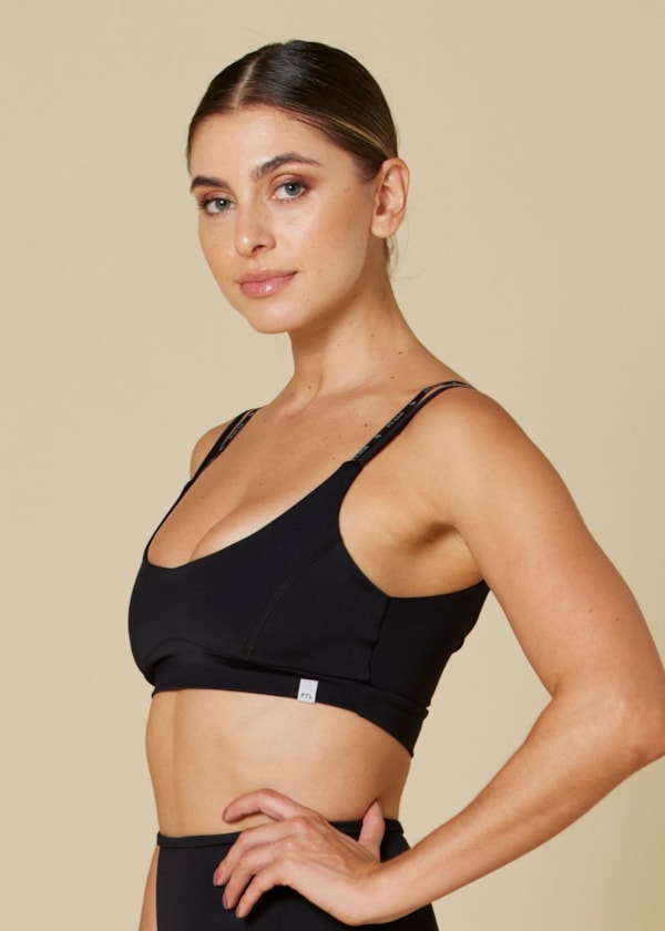 TOP ALÇAS DUPLAS RITMO PRETO