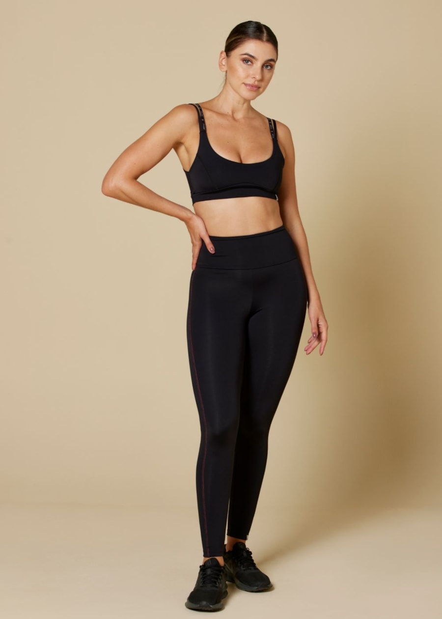 TOP ALÇAS DUPLAS RITMO PRETO