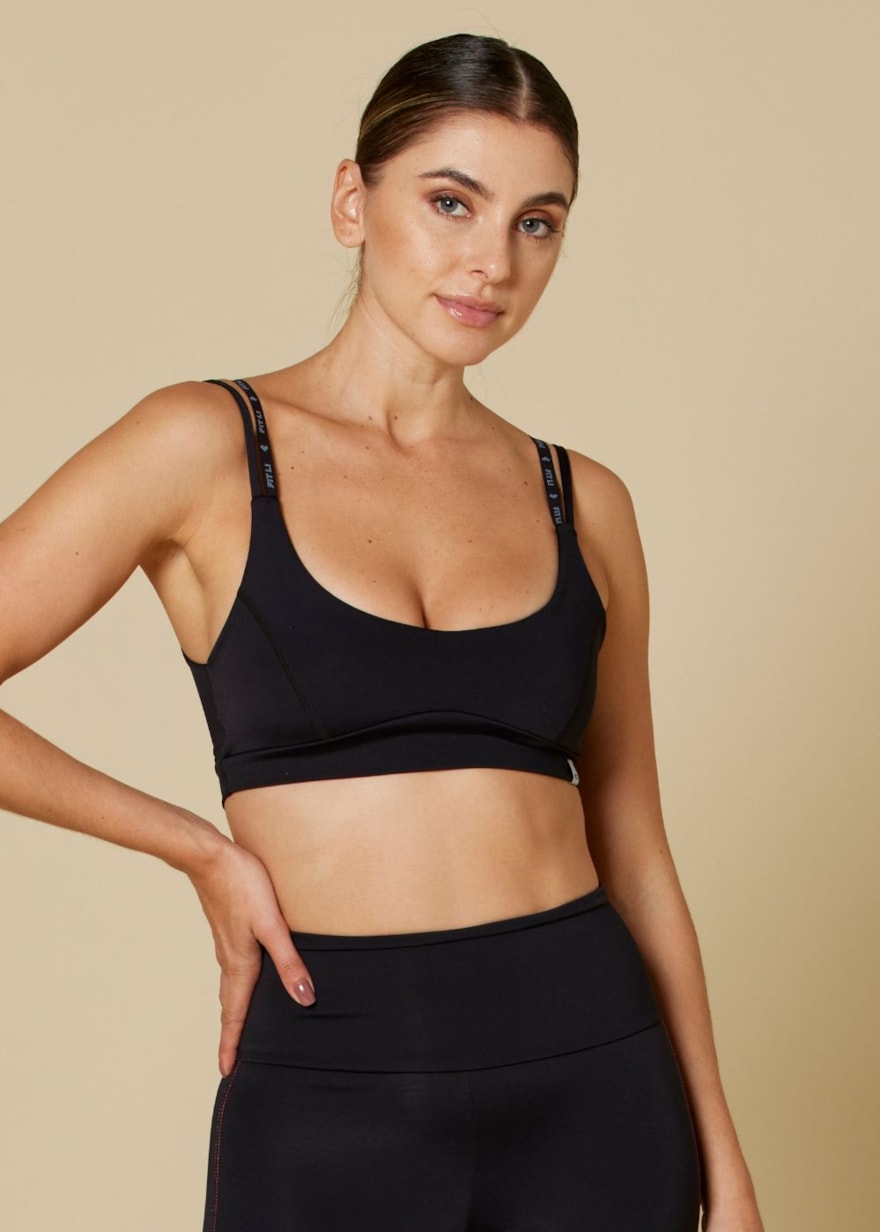 TOP ALÇAS DUPLAS RITMO PRETO