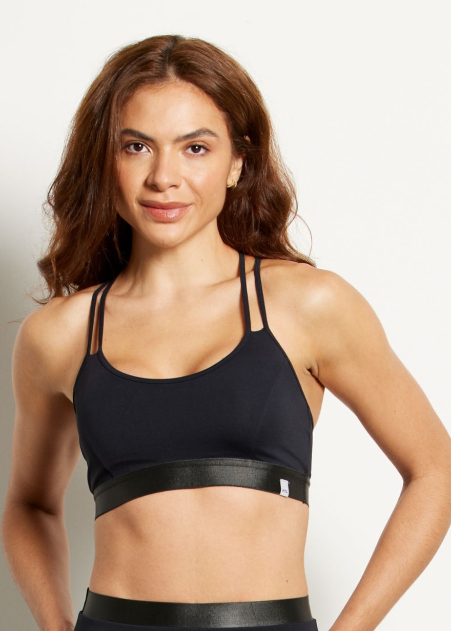 TOP ALÇAS FINAS MOTION AR PRETO TOP ALÇAS FINAS MOTION AR PRETO