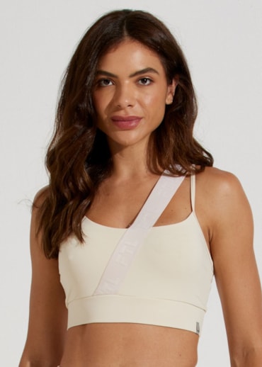 TOP ALÇAS FINAS PARIS OFF WHITE COM BOJO REMOVÍVEL