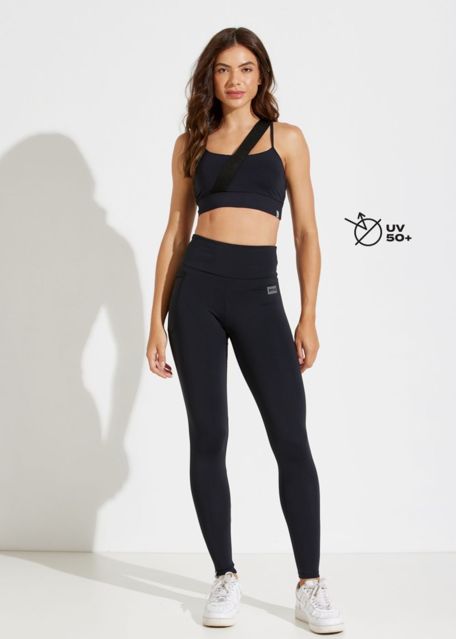 TOP ALÇAS FINAS PARIS PRETO COM BOJO REMOVÍVEL