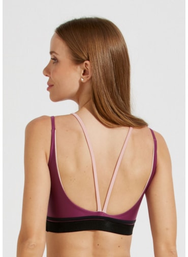 TOP ALÇAS FINAS VIVEZ ROSA VIOLETA COM BOJO REMOVÍVEL TOP ALÇAS FINAS VIVEZ ROSA VIOLETA COM BOJO REMOVÍVEL