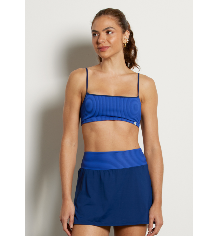 TOP ALÇAS FINAS YOUNG TX AZUL INDIGO
