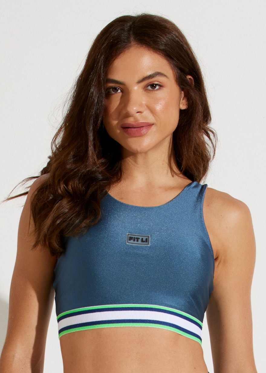 TOP ALÇAS LARGAS BONJOUR AZUL COM BOJO REMOVÍVEL TOP ALÇAS LARGAS BONJOUR AZUL COM BOJO REMOVÍVEL