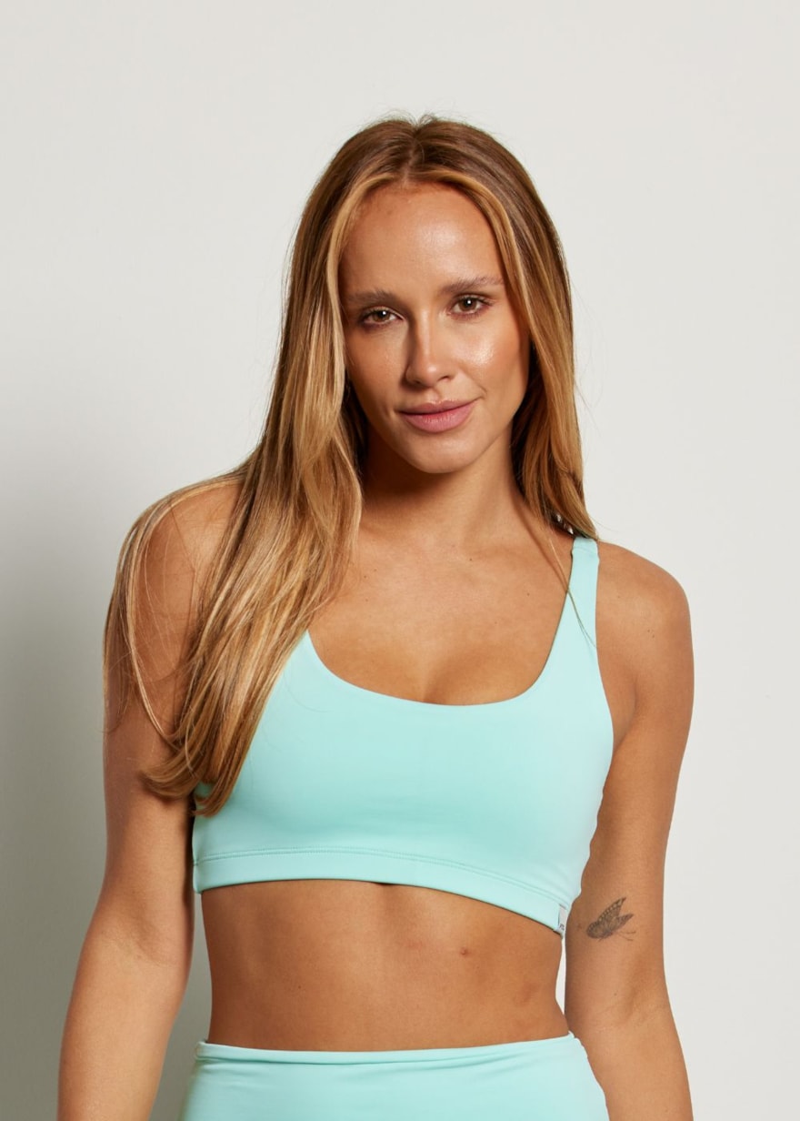 TOP ALÇAS LARGAS RUN AZUL CLARO TOP ALÇAS LARGAS RUN AZUL CLARO