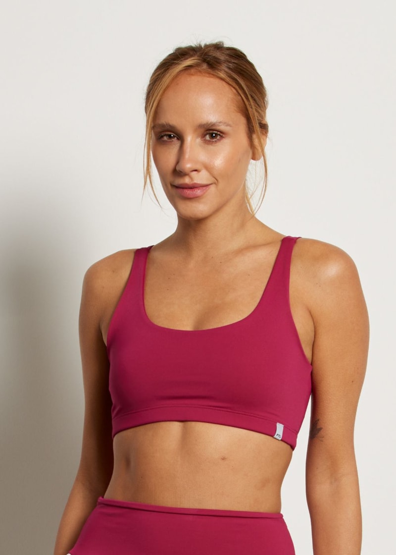 TOP ALÇAS LARGAS RUN VINHO