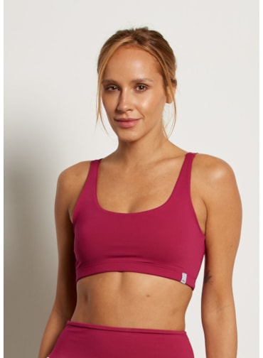 TOP ALÇAS LARGAS RUN VINHO TOP ALÇAS LARGAS RUN VINHO