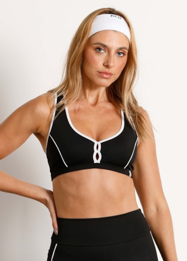 Produto TOP ALÇAS LARGAS SYNERGY BL PRETO