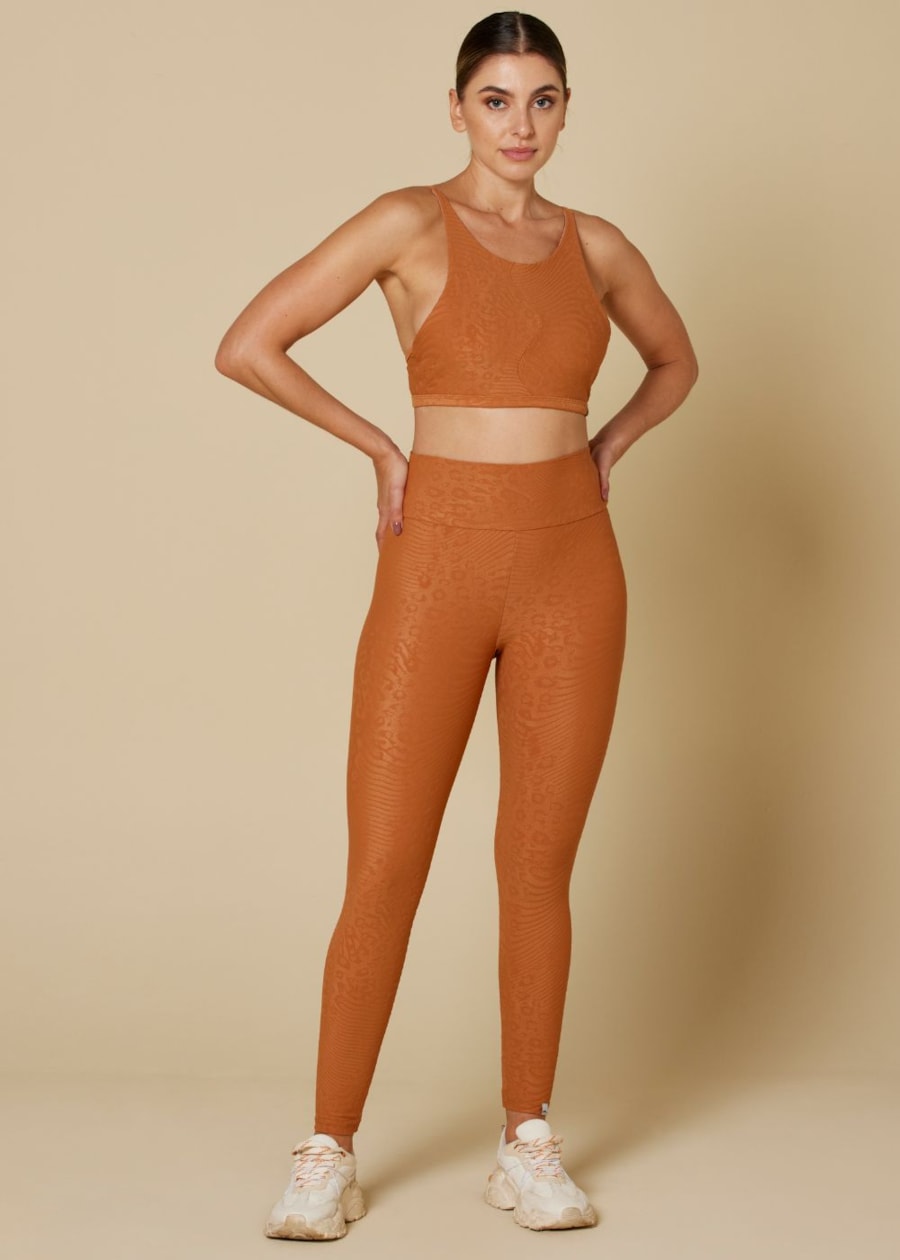 TOP ANIMAL PRINT MARROM