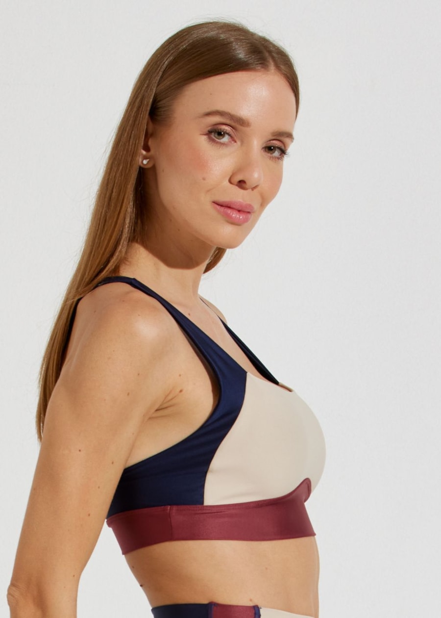 TOP ARTISTÈ AZUL MARINHO