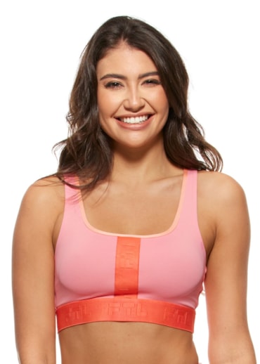 TOP ARTSY COM BOJO REMOVÍVEL ROSA CORAL