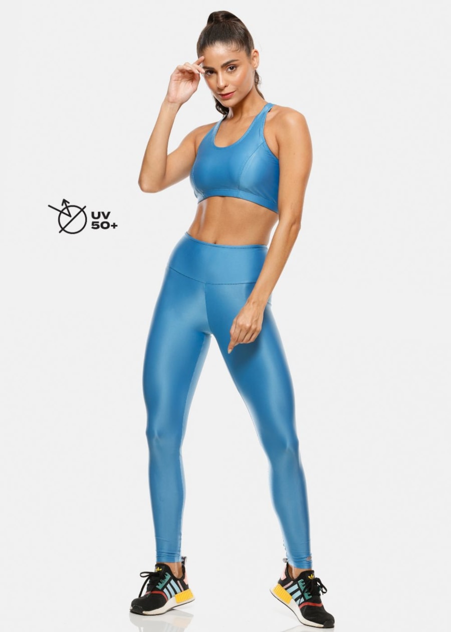 TOP ATLETIKA  AZUL CÉU COM BOJO REMOVÍVEL