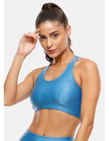 TOP ATLETIKA  AZUL CÉU COM BOJO REMOVÍVEL TOP ATLETIKA  AZUL CÉU COM BOJO REMOVÍVEL