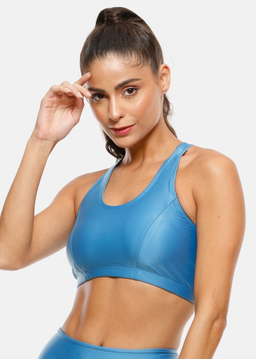 TOP ATLETIKA AZUL CÉU COM BOJO REMOVÍVEL TOP ATLETIKA AZUL CÉU COM BOJO REMOVÍVEL