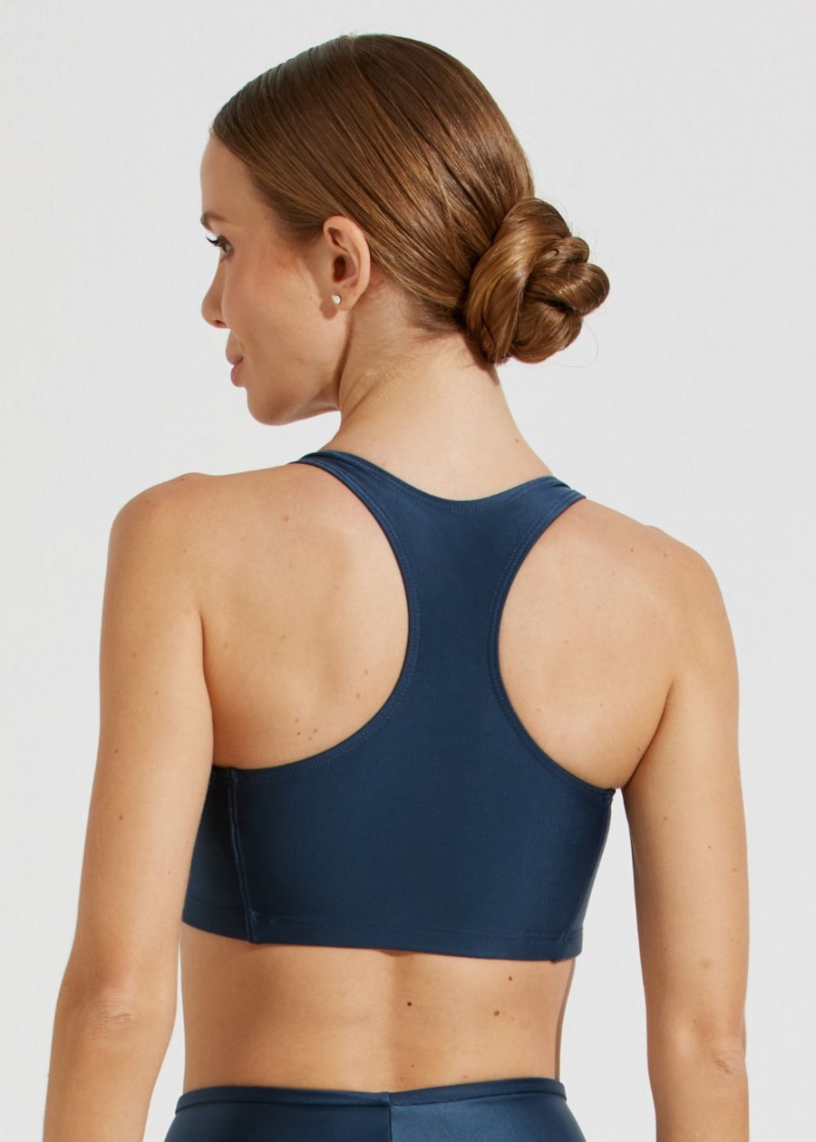 TOP ATLETIKA  AZUL COM BOJO REMOVÍVEL