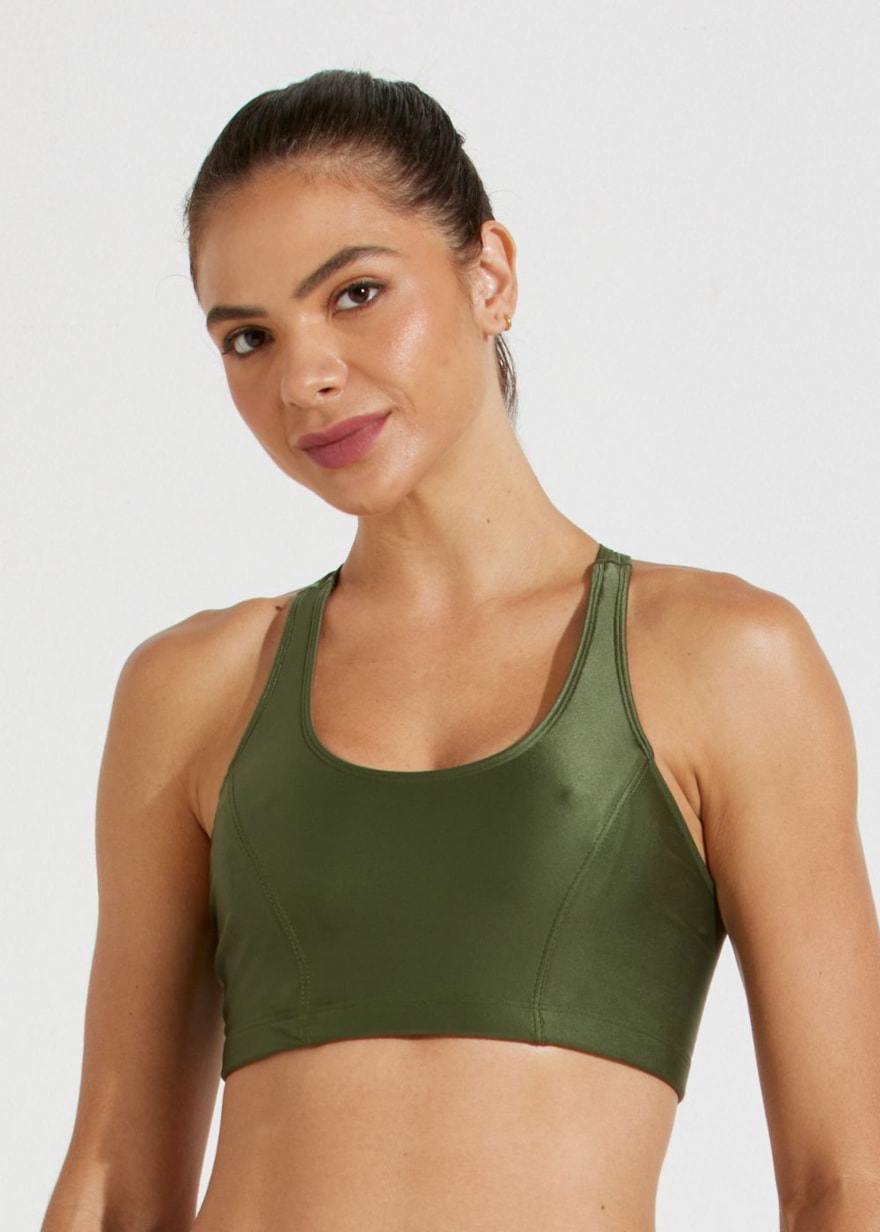 TOP ATLETIKA VERDE MILITAR COM BOJO REMOVÍVEL TOP ATLETIKA VERDE MILITAR COM BOJO REMOVÍVEL