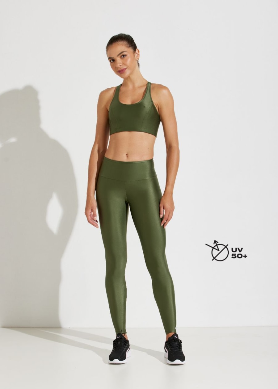 TOP ATLETIKA VERDE MILITAR COM BOJO REMOVÍVEL