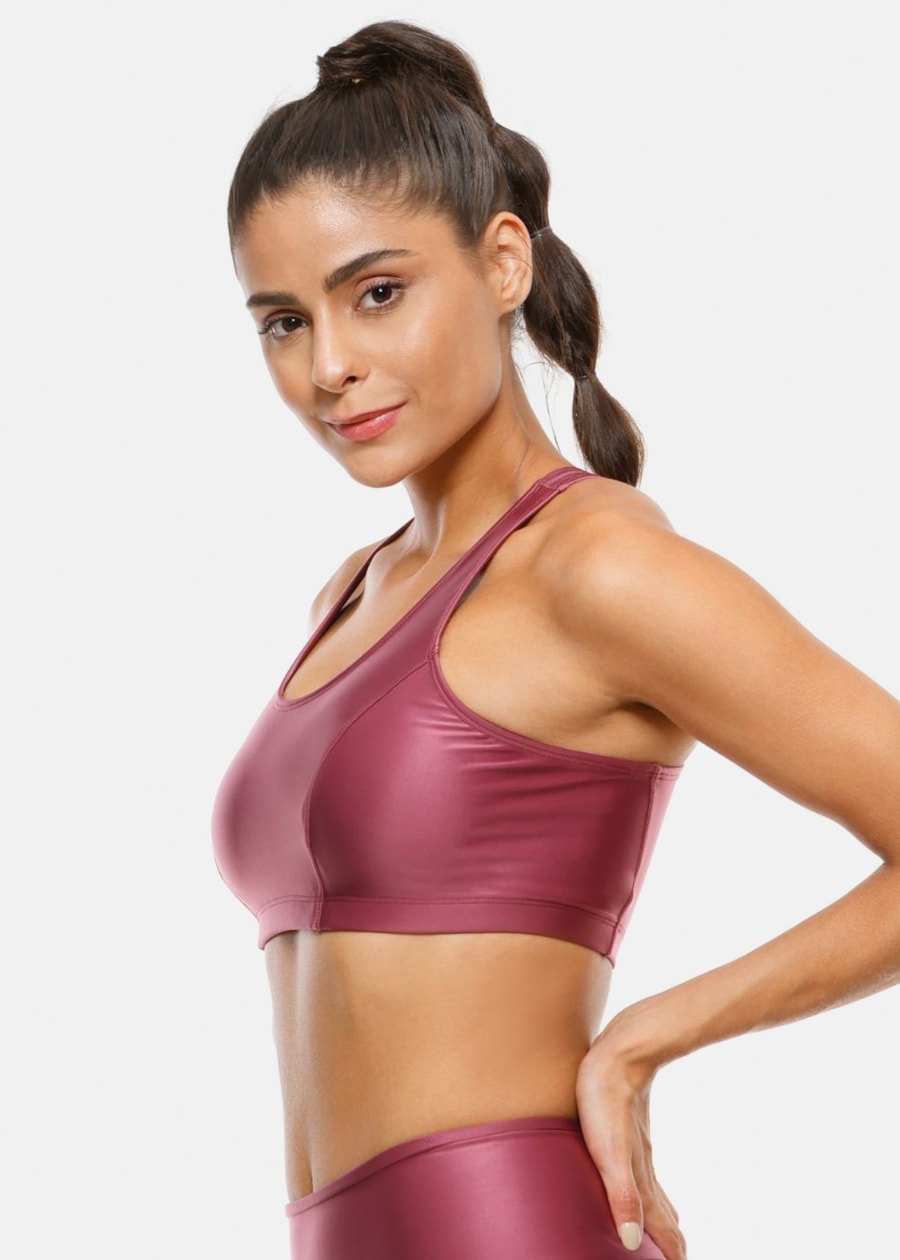 TOP ATLETIKA VINHO COM BOJO REMOVÍVEL