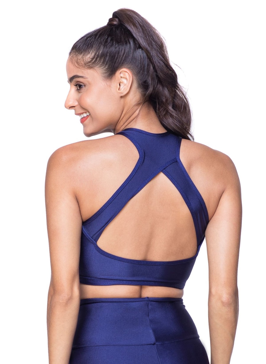 TOP BEAUTY AZUL MARINHO