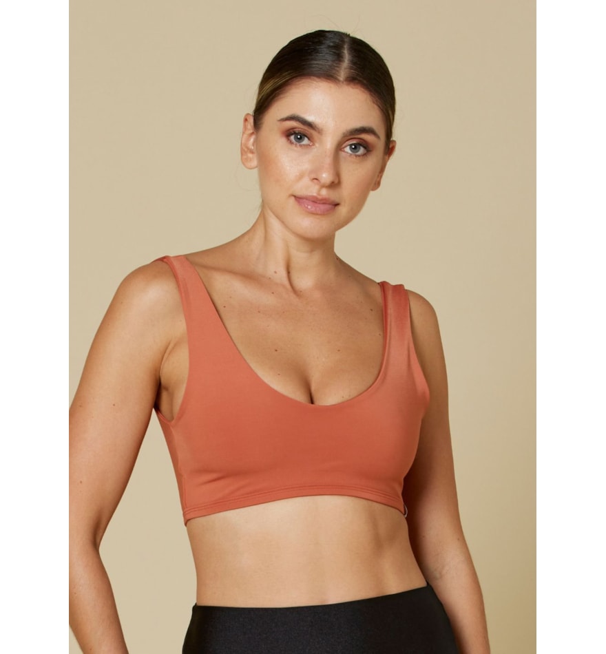 TOP BRISA MARROM TOP BRISA MARROM