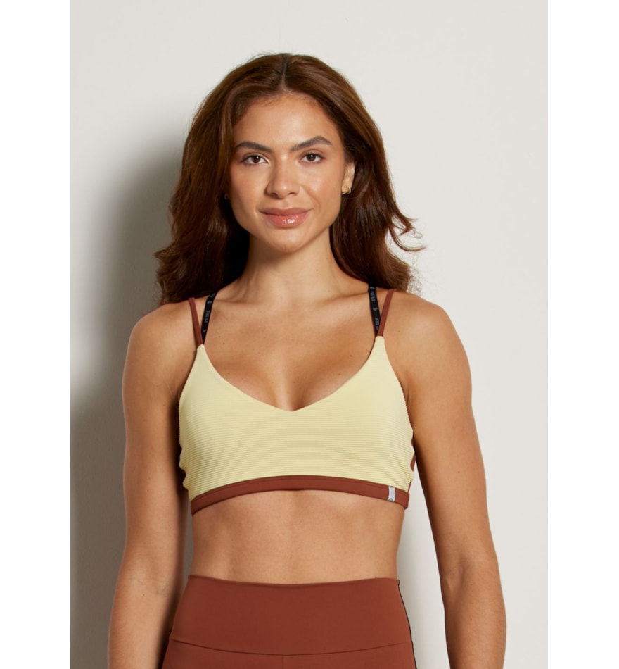 TOP CANELADO AGILITY TX AMARELO