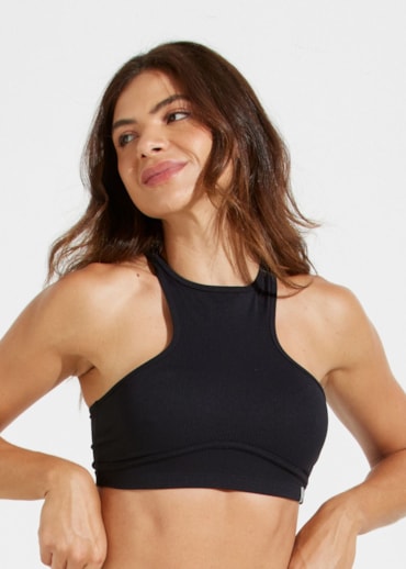 TOP CANELADO RUE PRETO