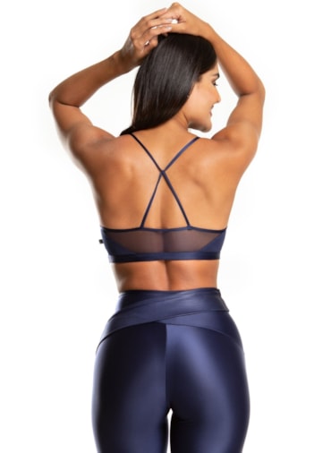 TOP CHLOE VIBRANTE MARINHO