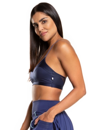 TOP CHLOE VIBRANTE MARINHO