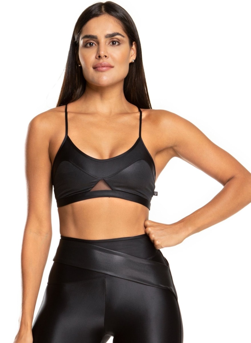 TOP CHLOE VIBRANTE PRETO