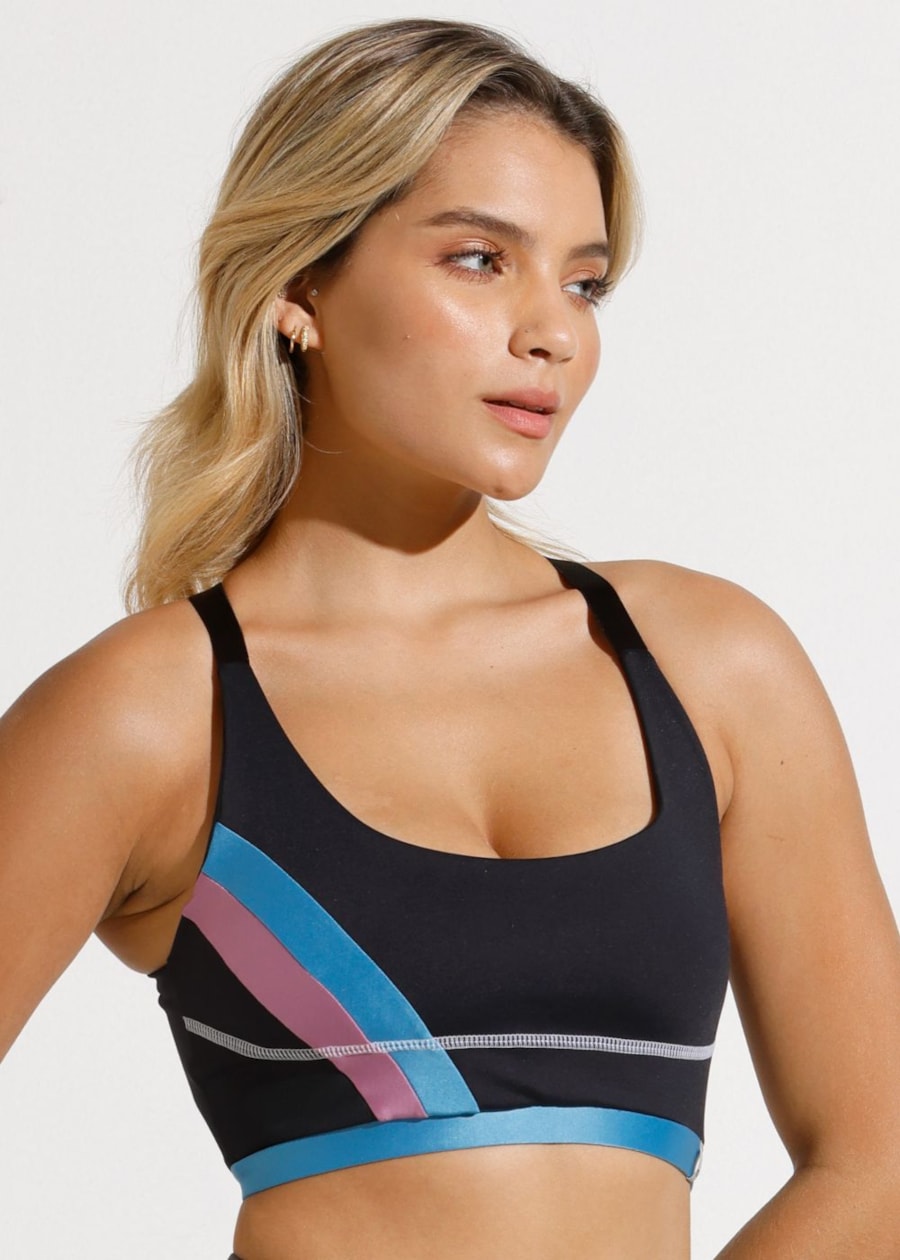 TOP CLIMB PRETO COM ALÇAS CRUZADAS