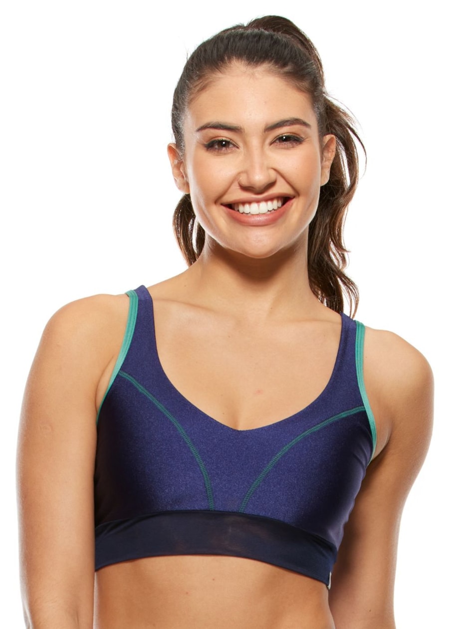 TOP COLORIR AZUL MARINHO