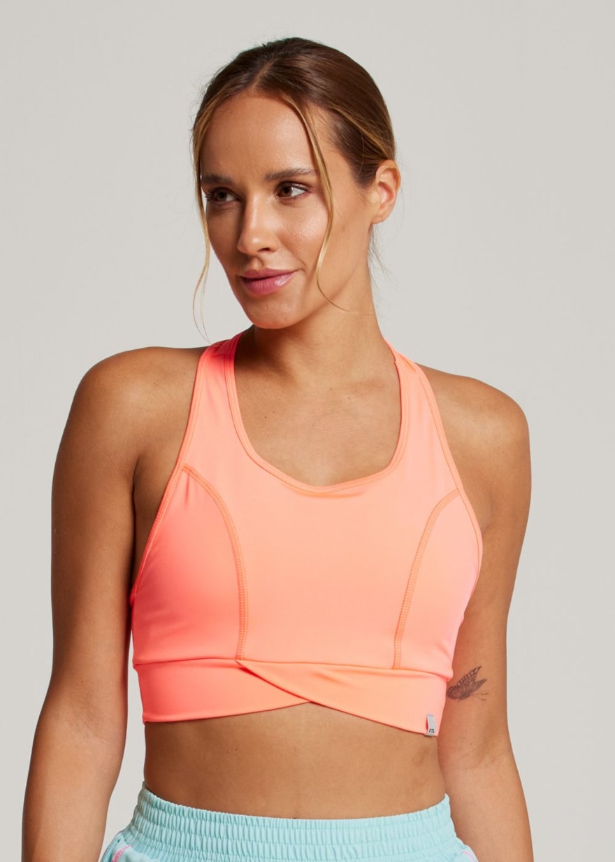 TOP COM BOLSO COLORFULL VL ROSA NEON TOP COM BOLSO COLORFULL VL ROSA NEON