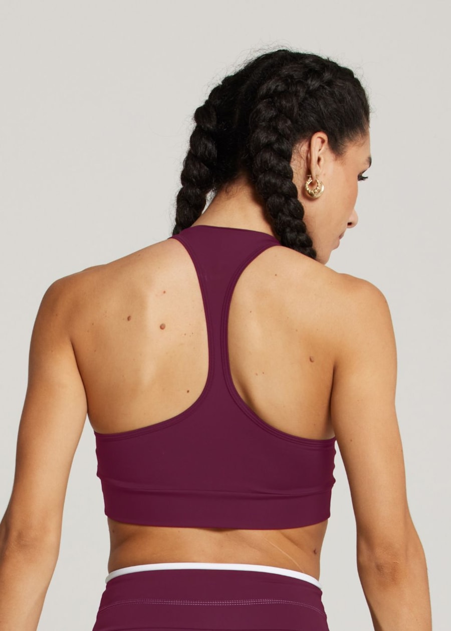 TOP COM BOLSO COLORFULL VL ROXO