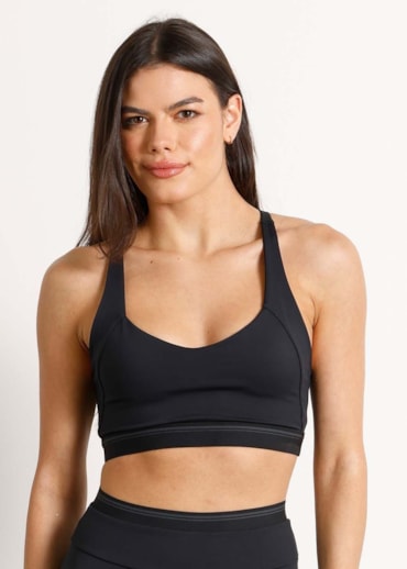 Produto TOP COM BOLSO FAST AR PRETO