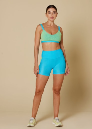 TOP COM TEXTURA GUAPA AZUL