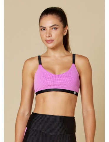 TOP COM TEXTURA GUAPA ROXO TOP COM TEXTURA GUAPA ROXO