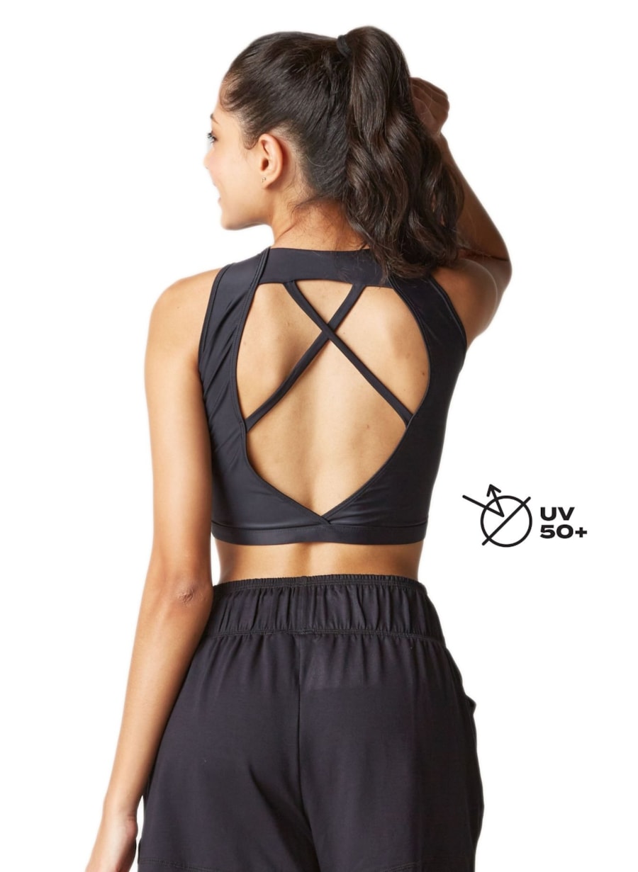 TOP CROPPED BONANÇA PRETO