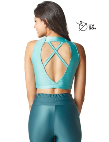 TOP CROPPED BONANÇA VERDE MENTA