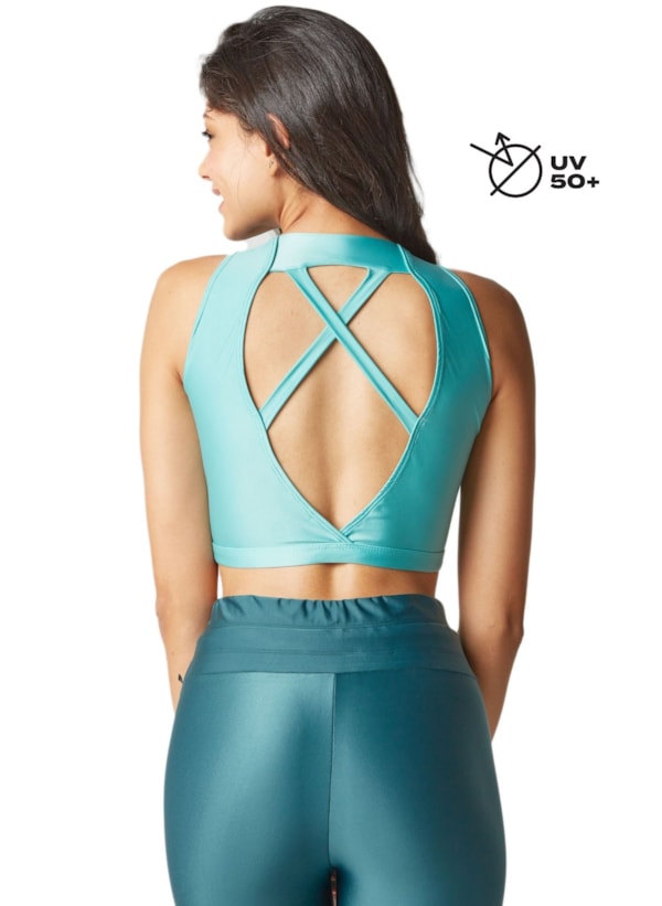 TOP CROPPED BONANÇA VERDE MENTA