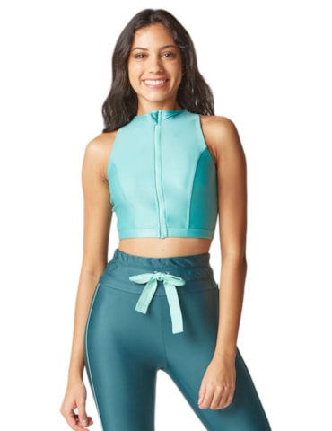 TOP CROPPED BONANÇA VERDE MENTA