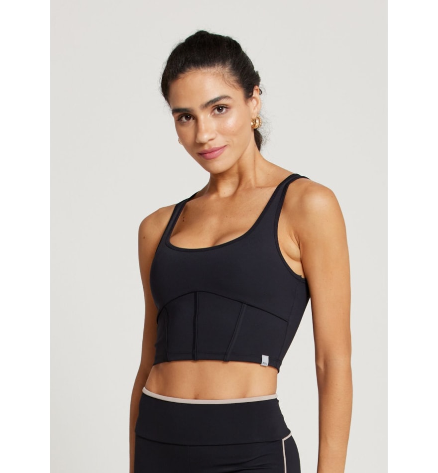 TOP CROPPED MIND UP PRETO