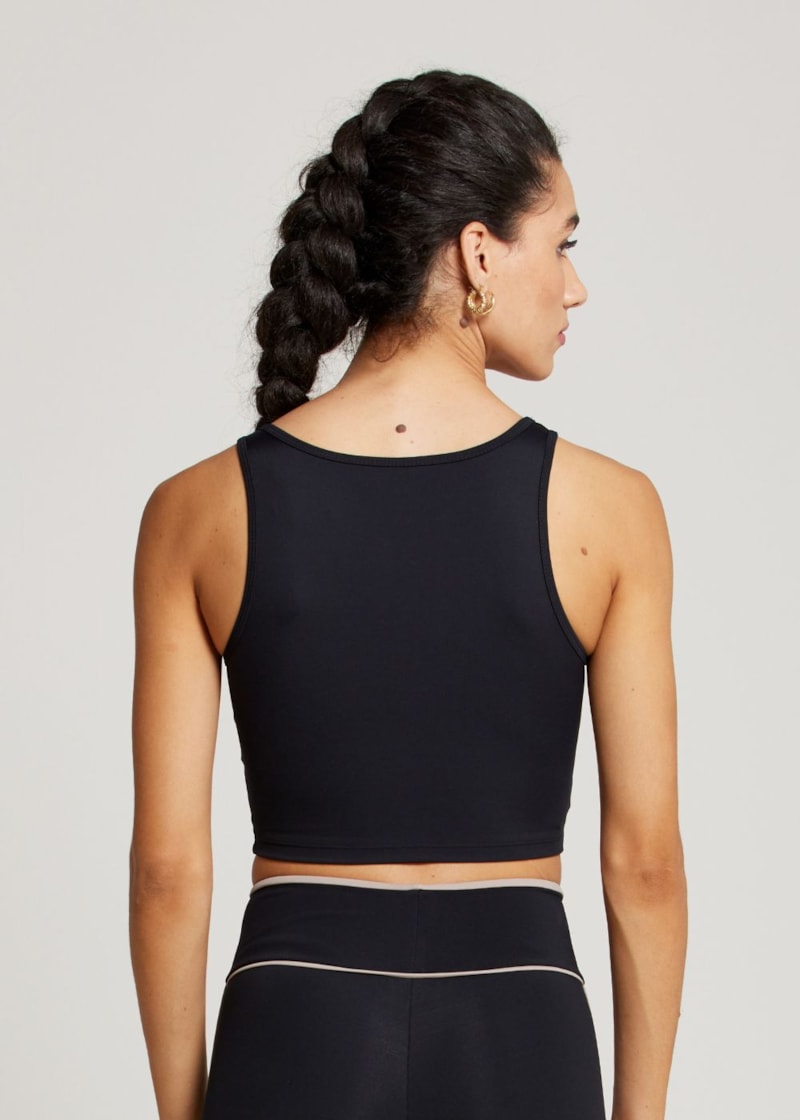 TOP CROPPED MIND UP PRETO