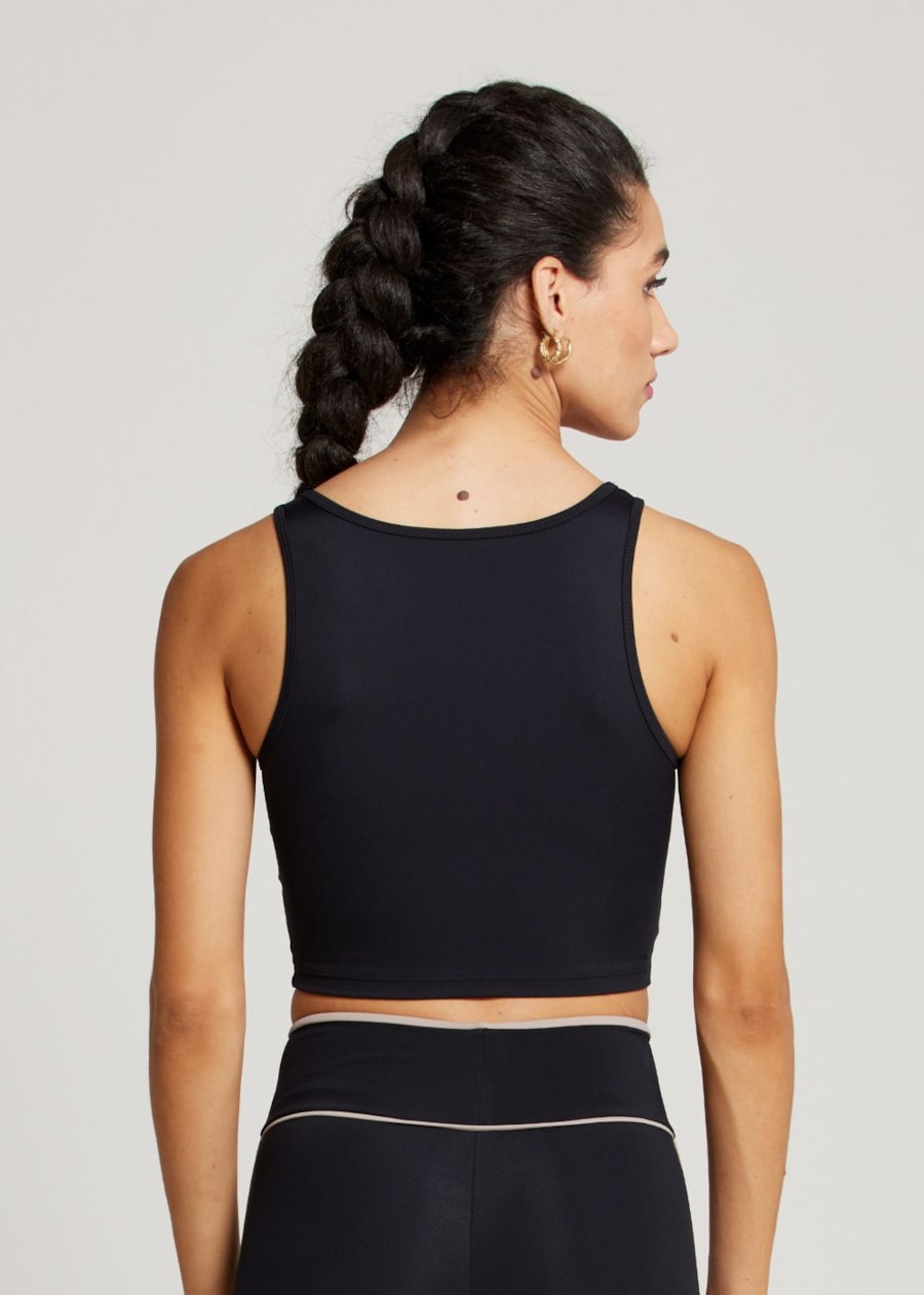TOP CROPPED MIND UP PRETO