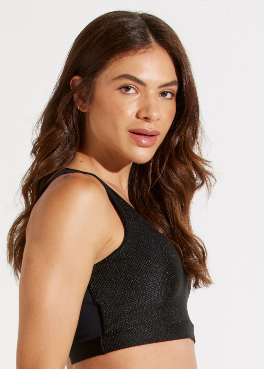 TOP DECOTE V BIARRITZ PRETO COM BOJO REMOVÍVEL