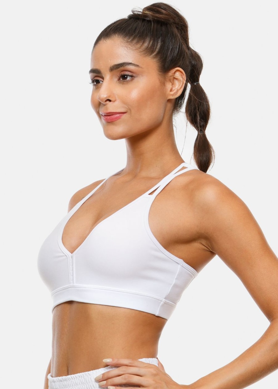 TOP DECOTE V BORDADO BRANCO