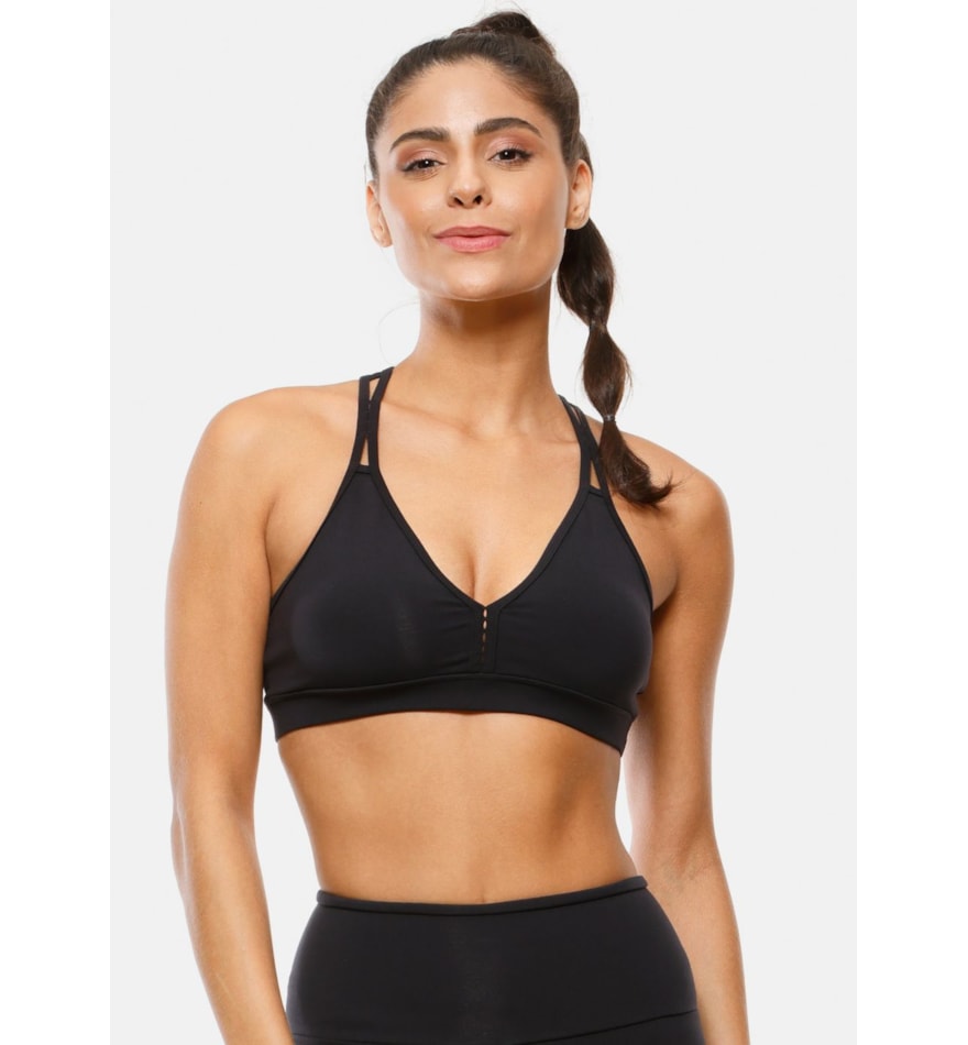 TOP DECOTE V BORDADO PRETO TOP DECOTE V BORDADO PRETO