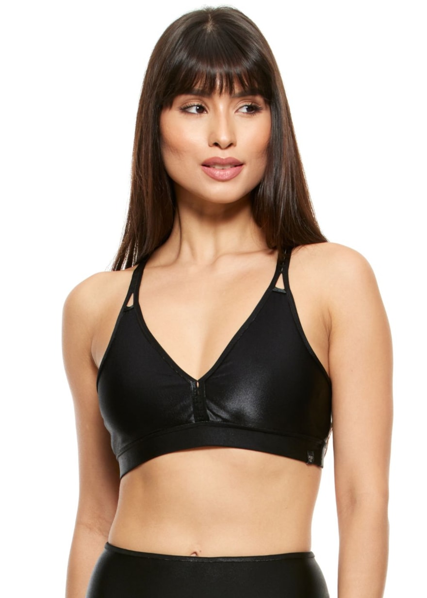 TOP DECOTE V CIRRÊ PRETO TOP DECOTE V CIRRÊ PRETO